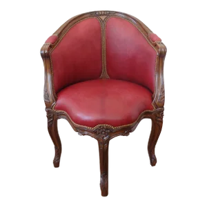 Late 20th Century Louis XV Style Fauteuil De Bureau