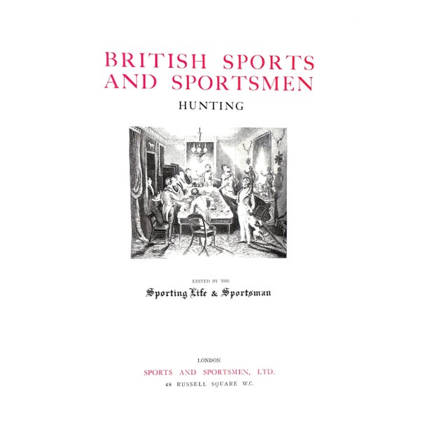 [522] pp. Sports & Sportsmen, Ltd. 1935 15 1/4" x 11 5/8" Weighs: 10.8 lbs This edition is limited to one thousand copies,...