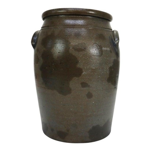 Ceramic Williams & Repertoire Greensboro, Pa 3-Gallon Blue Decorated Stoneware Crock For Sale - Image 7 of 11