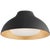 Agnes 15" Flush Mount in Matte Black with Soft White Glass Designer: AERIN Canopy: 5" Round Mounting: Flush Shade Detail:...