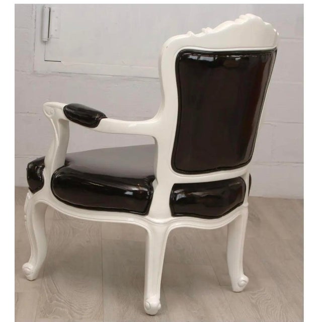 1980s Pair of 1980s Louis XVI Armchairs For Sale - Image 5 of 12