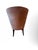 Wood Vintage Mid-Century Sculptural High-Back Slipper Chairs – Pair For Sale - Image 7 of 11