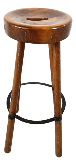 Brutalist Bar Stool, 1960s