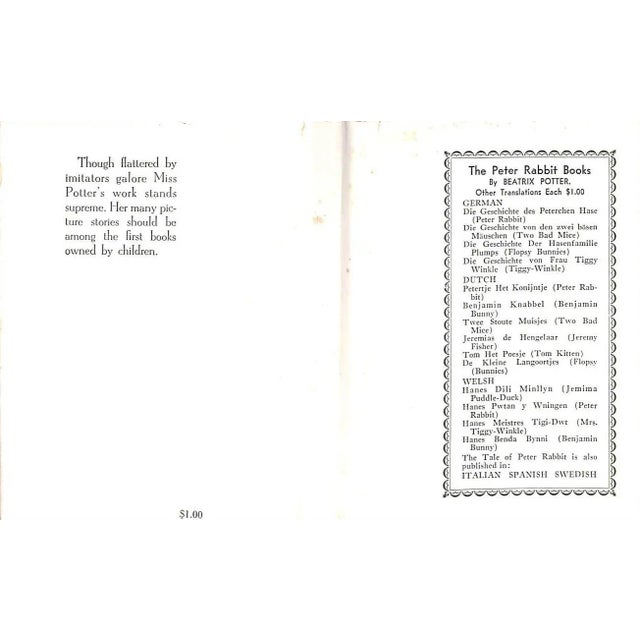 POTTER, Beatrix [53] pp. Frederick Warne & Co., Ltd. 1917 5 1/2" x 4 1/4" Appley Dapply's Nursery Rhymes is the first of...