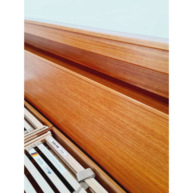 Mid-Century Modern Danish Teak King Size Double Bed, 1970s For Sale - Image 15 of 18