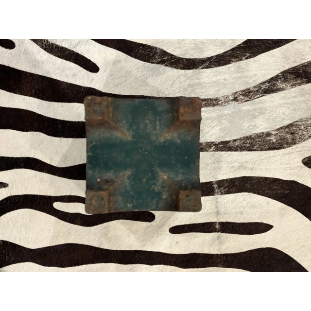 Antique Cast Iron Lattice Patterned Jardiniere / Cachepot / Planter For Sale - Image 10 of 11