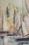 Vintage Framed Impressionist Oil on Board Painting of Sailboats, Circa 1974 For Sale - Image 13 of 16