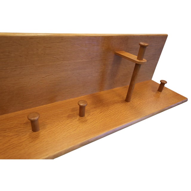Aksel Kjersgaard Hat Shelf in Oak by Aksel Kjersgaard, 1960s For Sale - Image 4 of 8