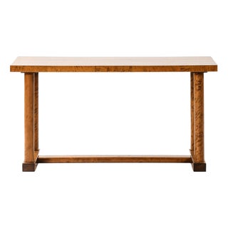 Library Table in Birch from Carl Malmsten, 1920s For Sale