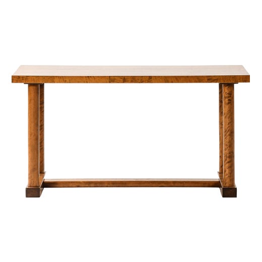 Library Table in Birch from Carl Malmsten, 1920s For Sale