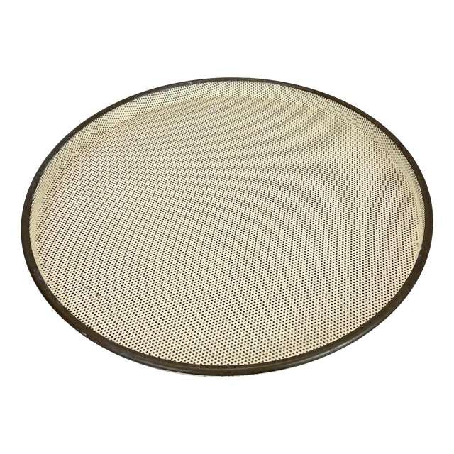 Modern Metal Tray Hole Pattern by Mathieu Matégot, 1950s For Sale