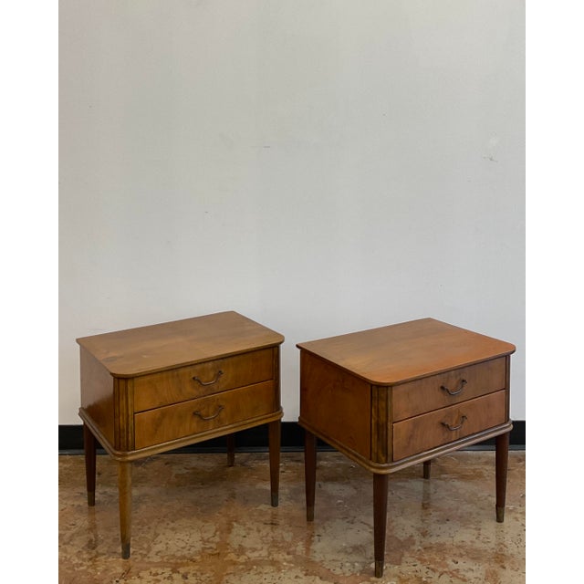 Pair of Vintage Scandinavian Nightstands For Sale - Image 9 of 13