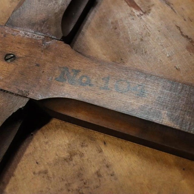 Antique Carved Mahogany Painter’s Palette Parlor Table With Carved Scrolls C1890 For Sale - Image 10 of 18