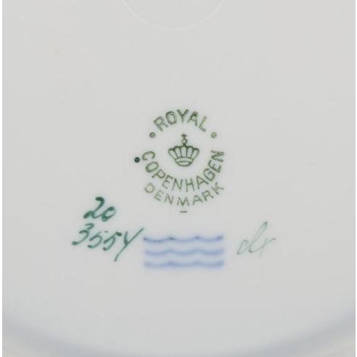 Ceramic Flora Danica Openwork Lunch Plate in Porcelain from Royal Copenhagen, 1958 For Sale - Image 7 of 8