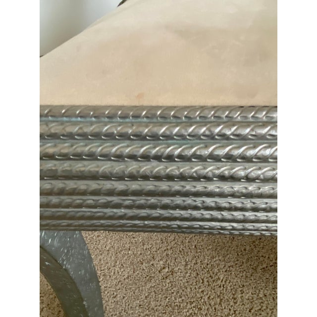 1980s Vintage Metal Wrapped Ram Chair For Sale - Image 11 of 12