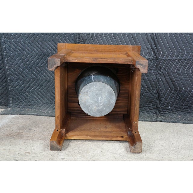 Antique 19th Century Victorian Oak Chamber Pot Commode Toilet Step Stool 16" For Sale - Image 16 of 18