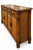 Vintage Rattan and Bamboo-Style Sideboard With Glass-Inset Top – Tropical Regency Cabinet For Sale - Image 4 of 9