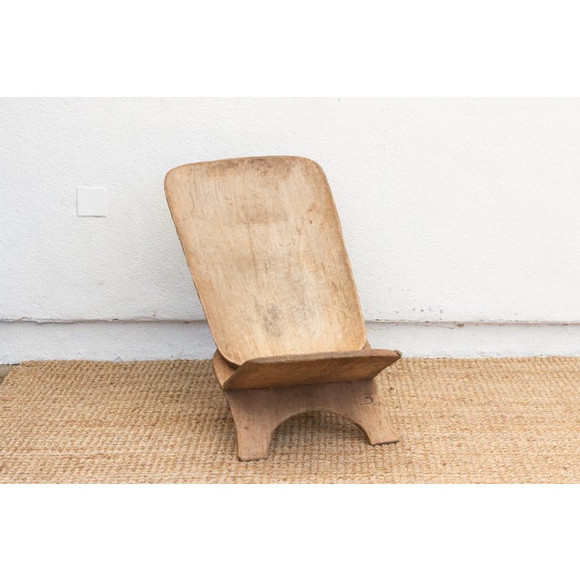 African West African Safari Folding Carved Chair For Sale - Image 3 of 8