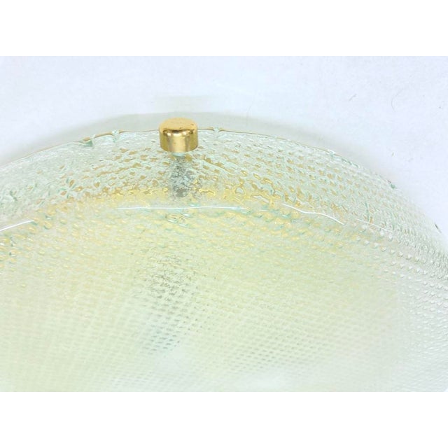 Gold Vintage Ceiling Lamp from Vetri Murano, 1970s For Sale - Image 8 of 16