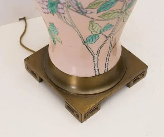 pink ginger jar lamp