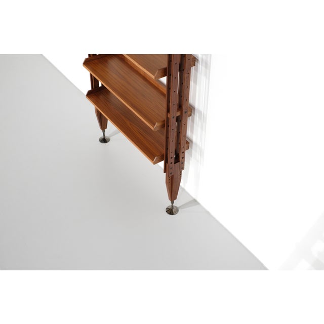 Wood 835 Infinito Bookcase by Franco Albini for Cassina, Italy, 1956 For Sale - Image 7 of 18