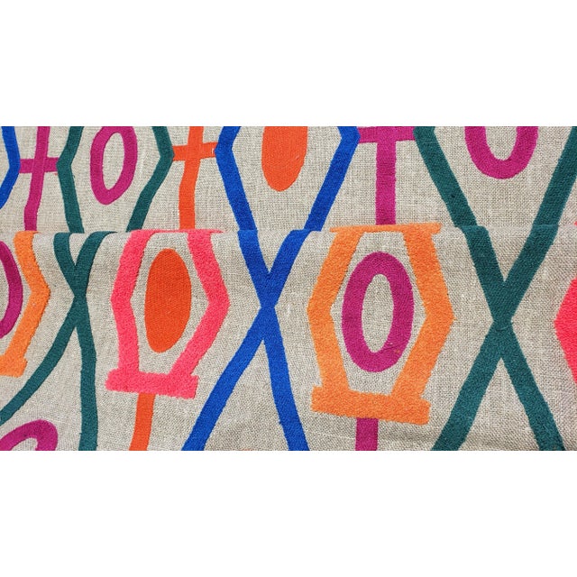 Modern Pierre Frey Cartoon: Boussac Fabric- 3 Yards For Sale - Image 3 of 4