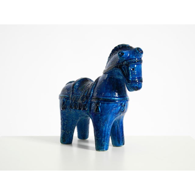 1960s Vintage Ceramic Horse by Aldo Londi for Bitossi, Italy, 1960s For Sale - Image 5 of 18