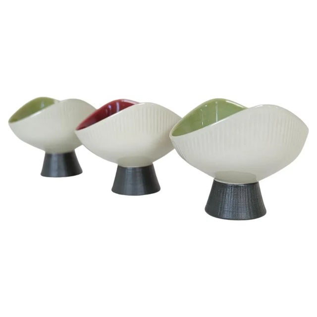 Midcentury Modern Bahia Bowls by Carl-Harry Stålhane for Rörstrand Sweden, Set of 3 For Sale - Image 15 of 15