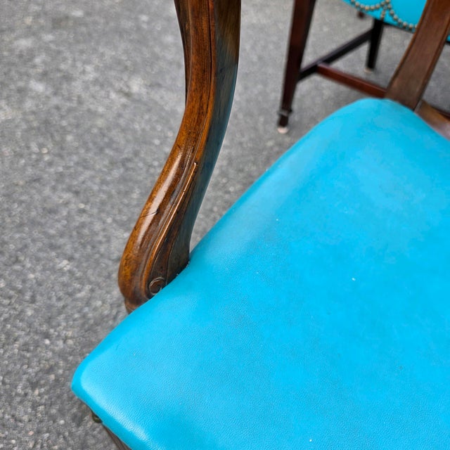 Wood 19th Century Carved Georgian/Hepplewhite Dining Chairs --- Set of 10 For Sale - Image 7 of 13