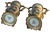 Vintage Ormolu Rococo Ceramic Urns With Floral Motif- A Pair For Sale - Image 14 of 15