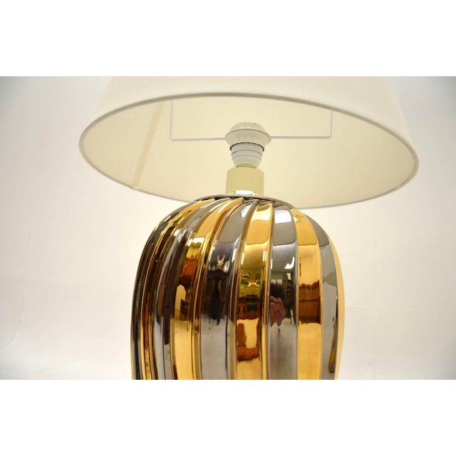 Vintage Italian Ceramic Table Lamps, 1970, Set of 2 For Sale - Image 6 of 8
