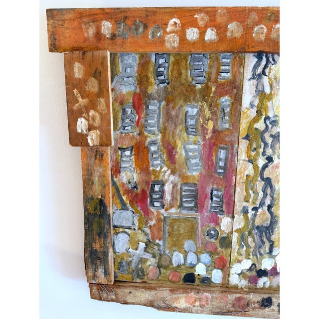 Wood Purvis Young — Procession and Witness (Angels and Mourning), Mixed-Media Diptych For Sale - Image 7 of 18