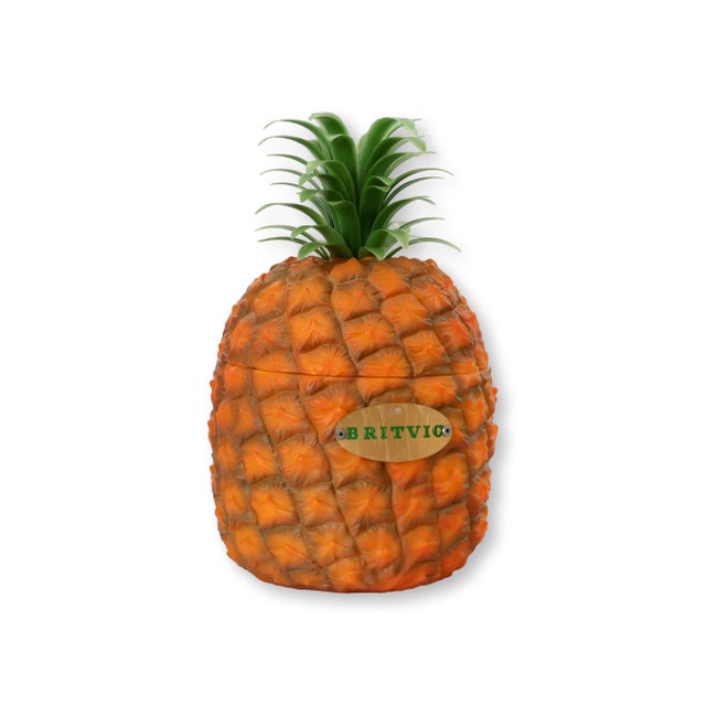 Mid-Century Modern Mid 20th Century Mid Century Modern English "Britvic" Pineapple Ice Bucket For Sale - Image 3 of 5