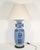 Large Blue and White Double Happines Qing Dynasty Lamp For Sale - Image 6 of 8