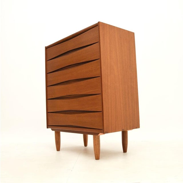 Vintage Scandinavian Teak Chest of Drawers by Skeie & Co., 1960s For Sale - Image 4 of 8