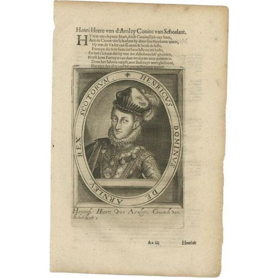 Paper Janszoon, Henry Stuart, 1615, Paper For Sale - Image 7 of 7