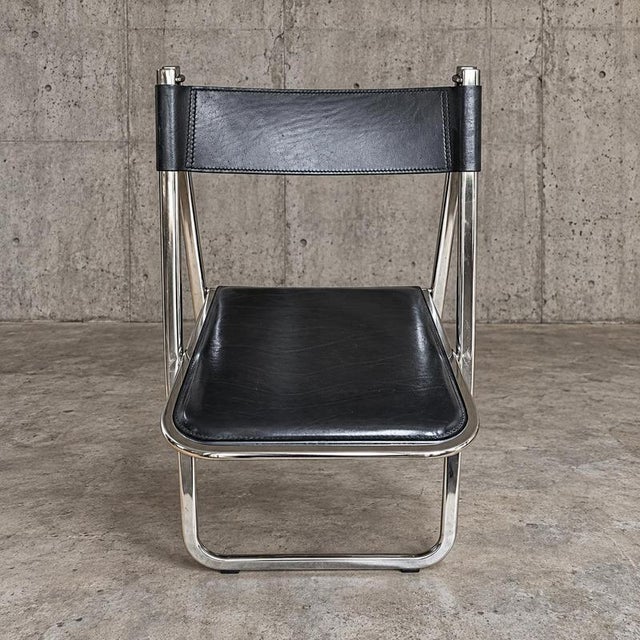 Postmodern Postmodern Tamara Folding Chairs from Arrben, Italy, 1970s, Set of 4 For Sale - Image 3 of 5