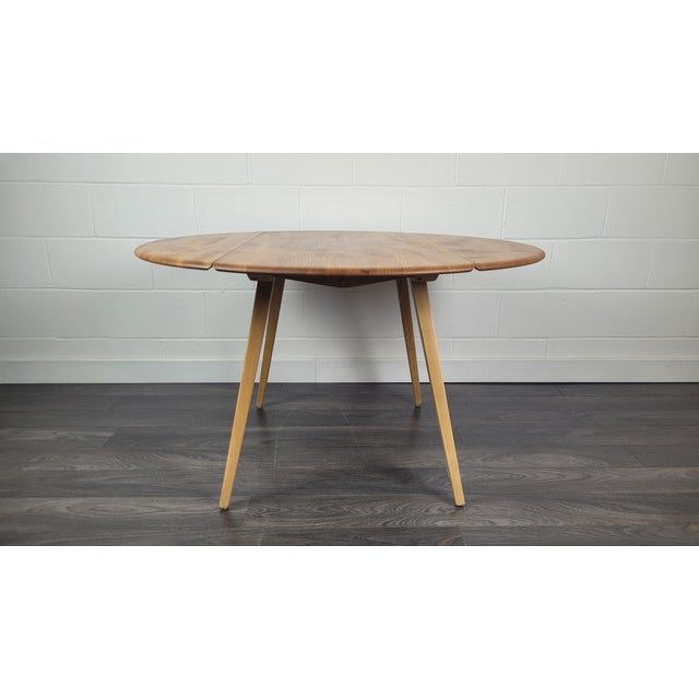 Drop Leaf Dining Table by Lucian Ercolani for Ercol, 1970s For Sale - Image 12 of 12