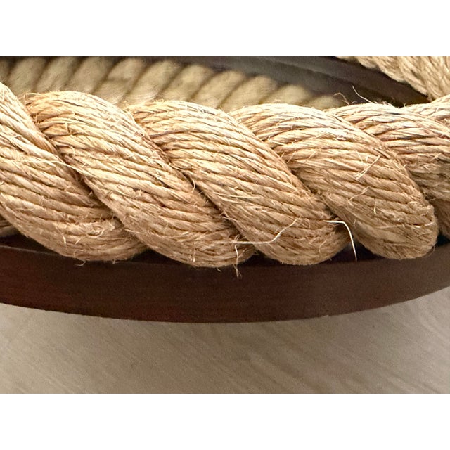 Rope Round Mirror For Sale - Image 4 of 7