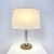 1970s Mid-Century German Table Lamp in Chrome and Brass from Aro-Leuchte, 1971 For Sale - Image 5 of 10