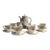Mid-Century Demitasse Coffee Set for 6- 17 Pieces For Sale