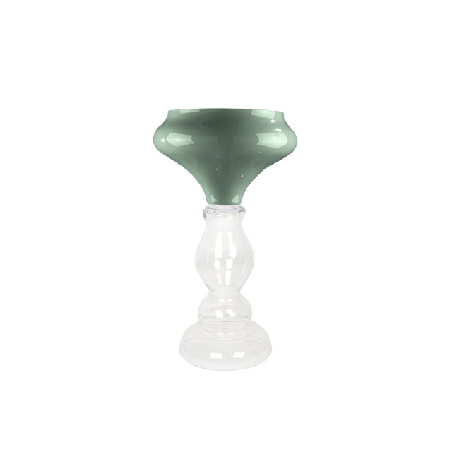 Zeus Glass Vase in Neo Mint from VGnewtrend For Sale