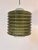 Olive and White Textured Glass Pendant Lamp For Sale - Image 11 of 11