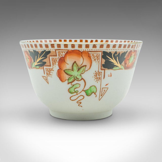 This is a vintage bonbon bowl. An English, ceramic confectionary or sugar dish, dating to the mid 20th century, circa...