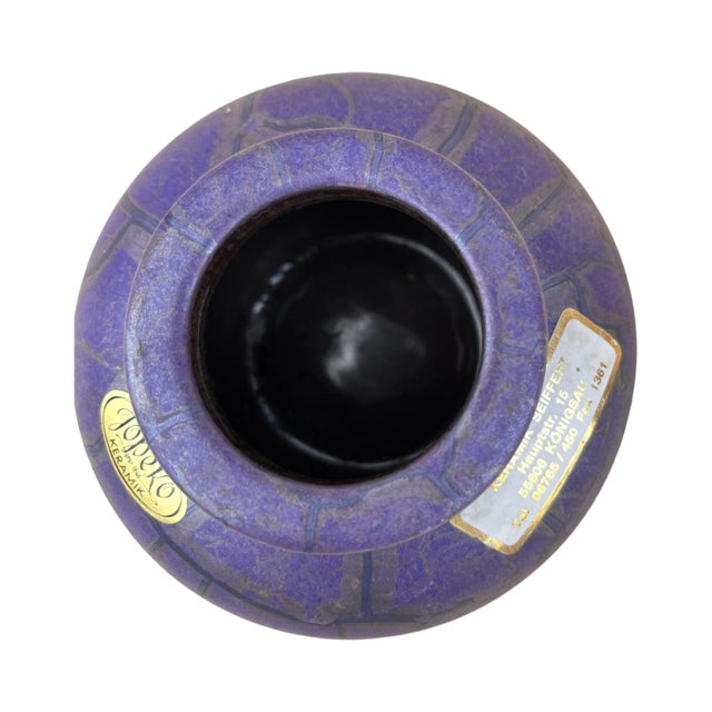 1970s Ceramic Small Vase, Jopeko Keramik, Germany, 1970s. For Sale - Image 5 of 10