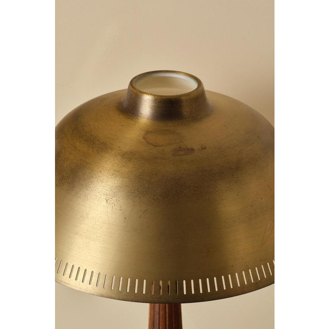 Wood Table Lamp by Hans Bergström for Asea, Sweden, 1950s For Sale - Image 7 of 8