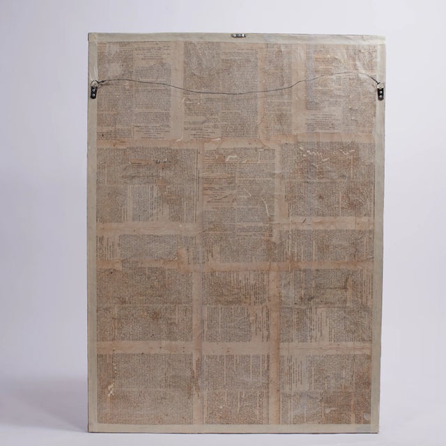 Early 20th Century Antique Italian Botanical Collection in a Window Frame For Sale - Image 5 of 7