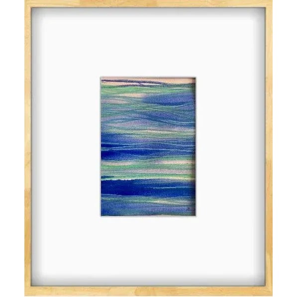 2020s Contemporary Original "Water" Abstract Painting on Paper by Stephanie Cate For Sale - Image 5 of 8