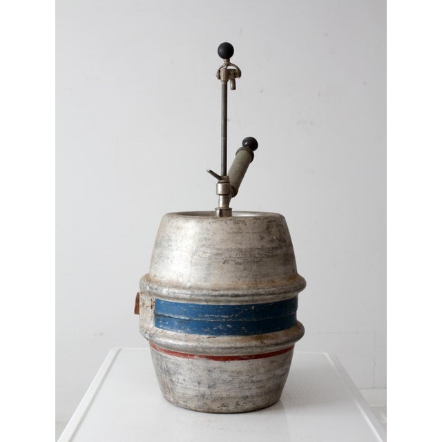 Vintage 1965 Drewrys Aluminum Beer Keg - Quarter Barrel For Sale - Image 4 of 14