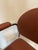 Vintage Terracotta Desk Chair from Kovona, Former Czechoslovakia, 1980s For Sale - Image 9 of 11